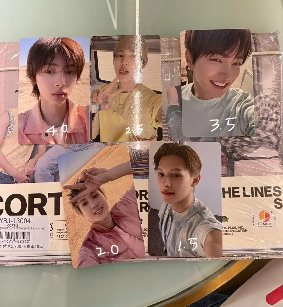 CORTIS ソンヒョン weverse release party トレカ B Cortis Release Party Weverse Pre-order Benefit Ver. B Sung